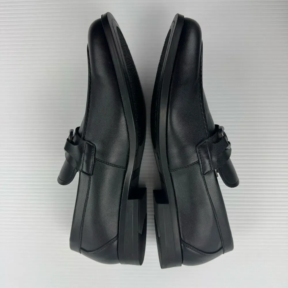 Bruno Marc Men’s Black Bit Loafers Dress Shoes Slip On Size 12 EU 46 NEW
